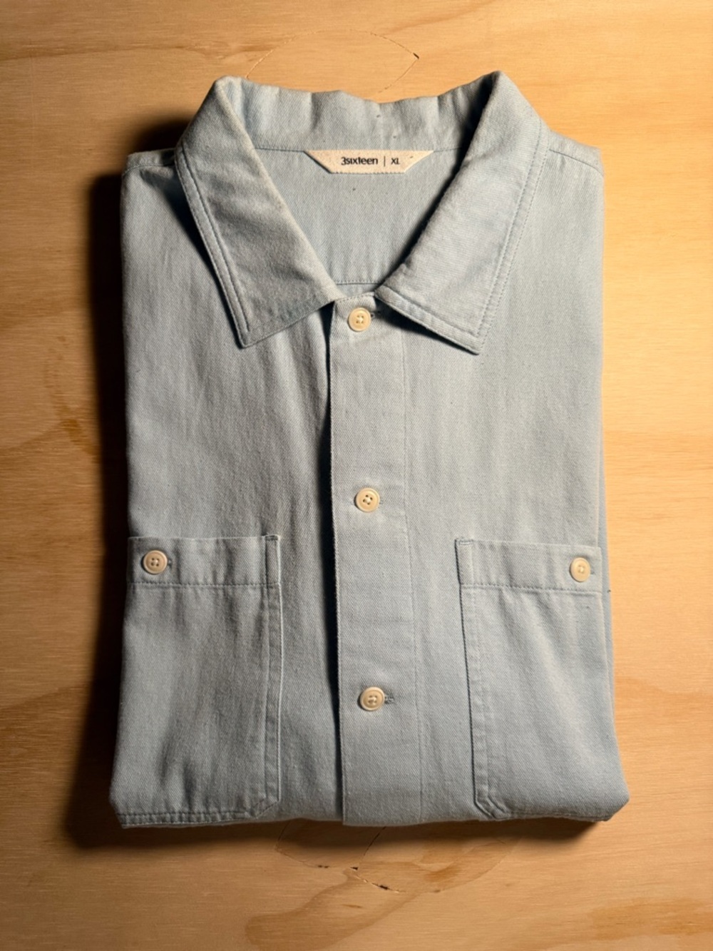 3sixteen Pale Blue Workshirt